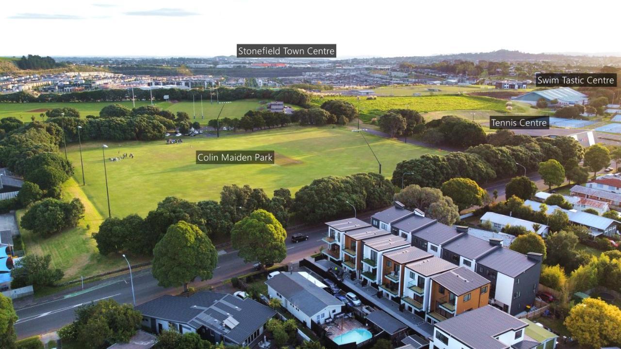 Luxury Brand New Designer Living Apartment Auckland Exterior photo